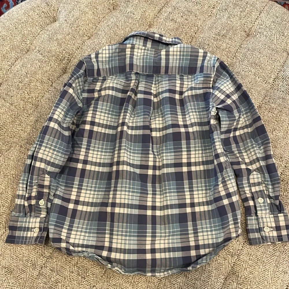 Ralph Lauren plaid button down size 5